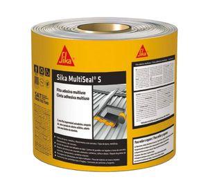 Cinta selladora tapagoteras 10 cm x 3 m Multiseal S plata Sika.