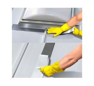 Cinta selladora tapagoteras 10 cm x 10 m Multiseal S plata Sika.