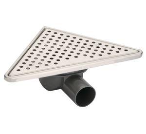 Pileta esquinera 20x20 cm trampa PVC 40 mm