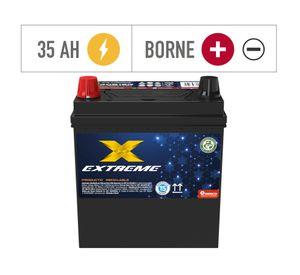 Batería 35AH 300CCA derecho MF40B19R Extreme.