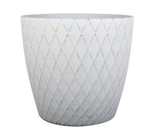 Macetero 27 cm Muriel gris claro Outzen