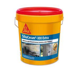 Adhesivo cerámico 1 tineta Sikaceram 300 gris Sika.