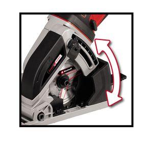 Sierra circular inalámbrica 89 mm 18V TE-CS 18/89 Li-Solo Einhell.
