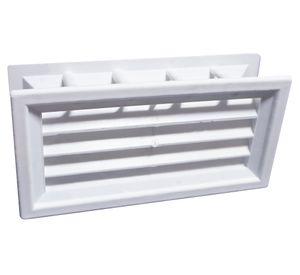 Celosía plástico 35x13 cm Beagle blanco