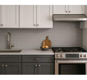 Malla mosaico 30x30 cm Bise gris Norglas