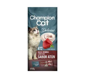 Snack gato 56 gr Delicias atún Champion Cat.