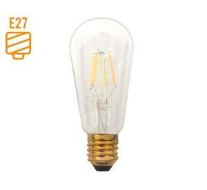 Ampolleta led Box pera filamento 6 W E27 luz cálida