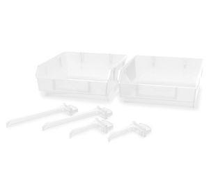 Caja contenedora transparente Ducasse Industrial.