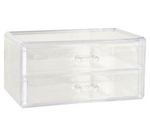 Organizador baño transparente
