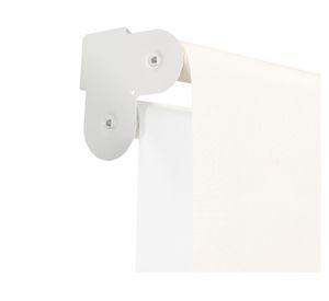 Cortina roller blackout doble 250x250 cm liso blanco Cotidiana