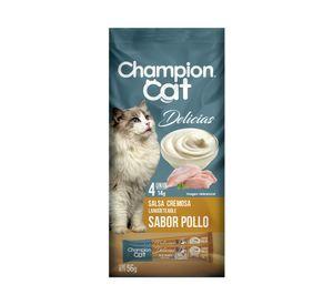 Snack gato 56 gr Delicias pollo Champion Cat.