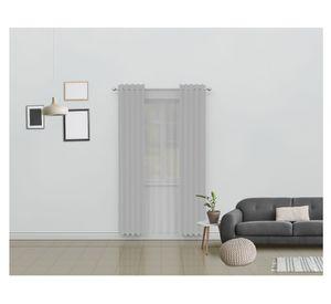 Cortina sunout + velo 140x230 cm gris claro
