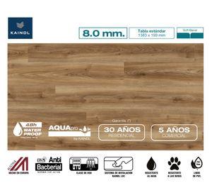 Piso flotante Aquapro natural touch cordo noble 19.3x138.3 cm 8 mm 2.40 m2