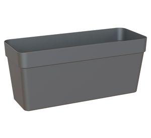 Maceta 19.5x50x18 cm Capri antracita Outzen