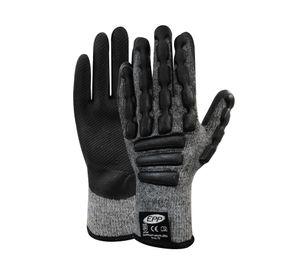 Guante Anti Impacto látex gris/negro EPP