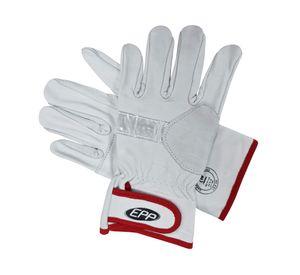 Guante Supervisor velcro reflectante blanco EPP