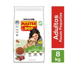 Alimento perro 8 kg razas pequeñas carne Master Dog