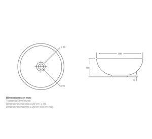 Lavamanos sobreponer 39.6 cm Oasis Slim Fanaloza