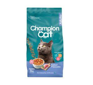 Alimento seco gatos 3 kg pescado Champion Cat.