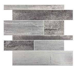 Mosaicos 30.5x30.5 cm Piedras gris