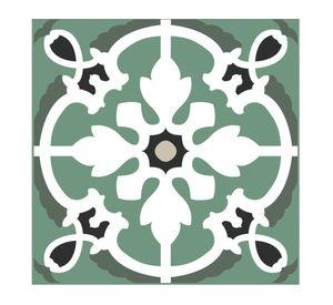 Pack piso vinílico Manaos verde 33x33 cm