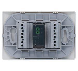 Cargador 10A 2 tomas +USB luzica blanco Bticino
