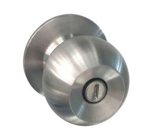 Cerradura pomo baño satín