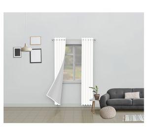 Cortina Blackout 140x230 cm lisa White Cotidiana