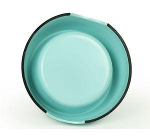 Plato mascota 17 cm celeste BRNX