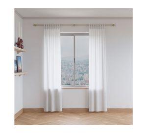 Pack barra cortina madera 22 mm x 160 cm natural