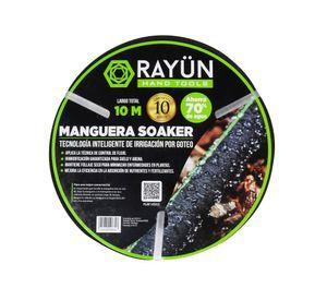 Manguera goteo Soaker 1/2" 10 m negro