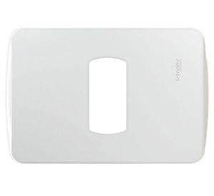 Placa 1 Módulo Miluz blanco Schneider