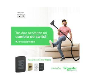Módulo toma corriente bipaso 10/16A Miluz grafito Schneider Electric
