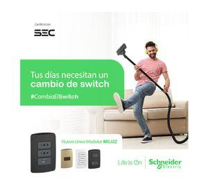Toma corriente 2P+T 10A/16A Miluz blanco Schneider