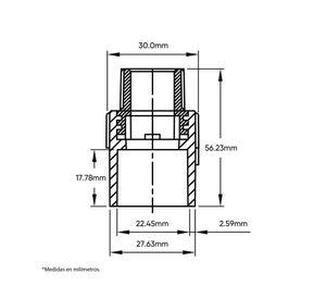 Terminal CPVC 3/4'' SO-HE Vinilit