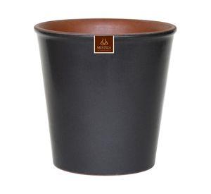 Maceta Zaia 15 cm gris mate