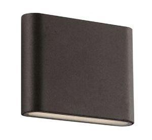 Aplique LED 5W 2L luz cálida negro Pro-Lighting
