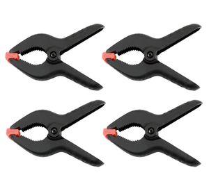 Set 4 pinzas sujeción plástico 90 mm
