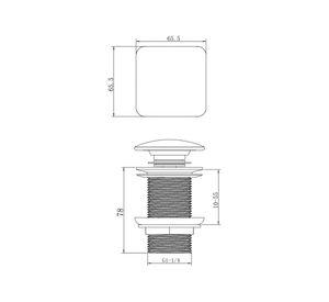 Desagüe lavatorio 11/4" DS103