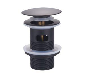 Desagüe 1 1/4'' con rebosadero negro
