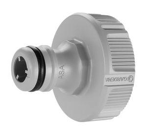 Adaptador macho 1" pl谩stico Gardena