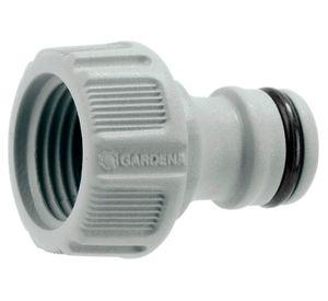 Adaptador macho 1/2" pl谩stico Gardena