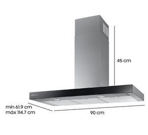 Campana mural 265W NK36M5070BS gris Samsung