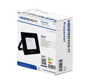 Proyector led 30W luz cálida negro