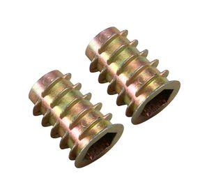 Inserto madera M8 x 12 mm Iridiscente 2 unidades