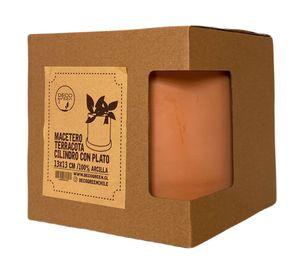 Macetero S Cilindro terracota Decogreen
