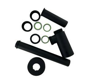 Sifón lavatorio 1 1/4" negro