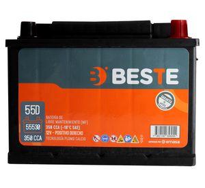 Batería para auto 55530 55AH 350CCA positivo derecho