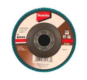 Disco traslapado G120-Z metal D-63775 115x22 mm