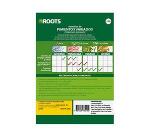 Semilla de verdura Pimientos 1 g Roots